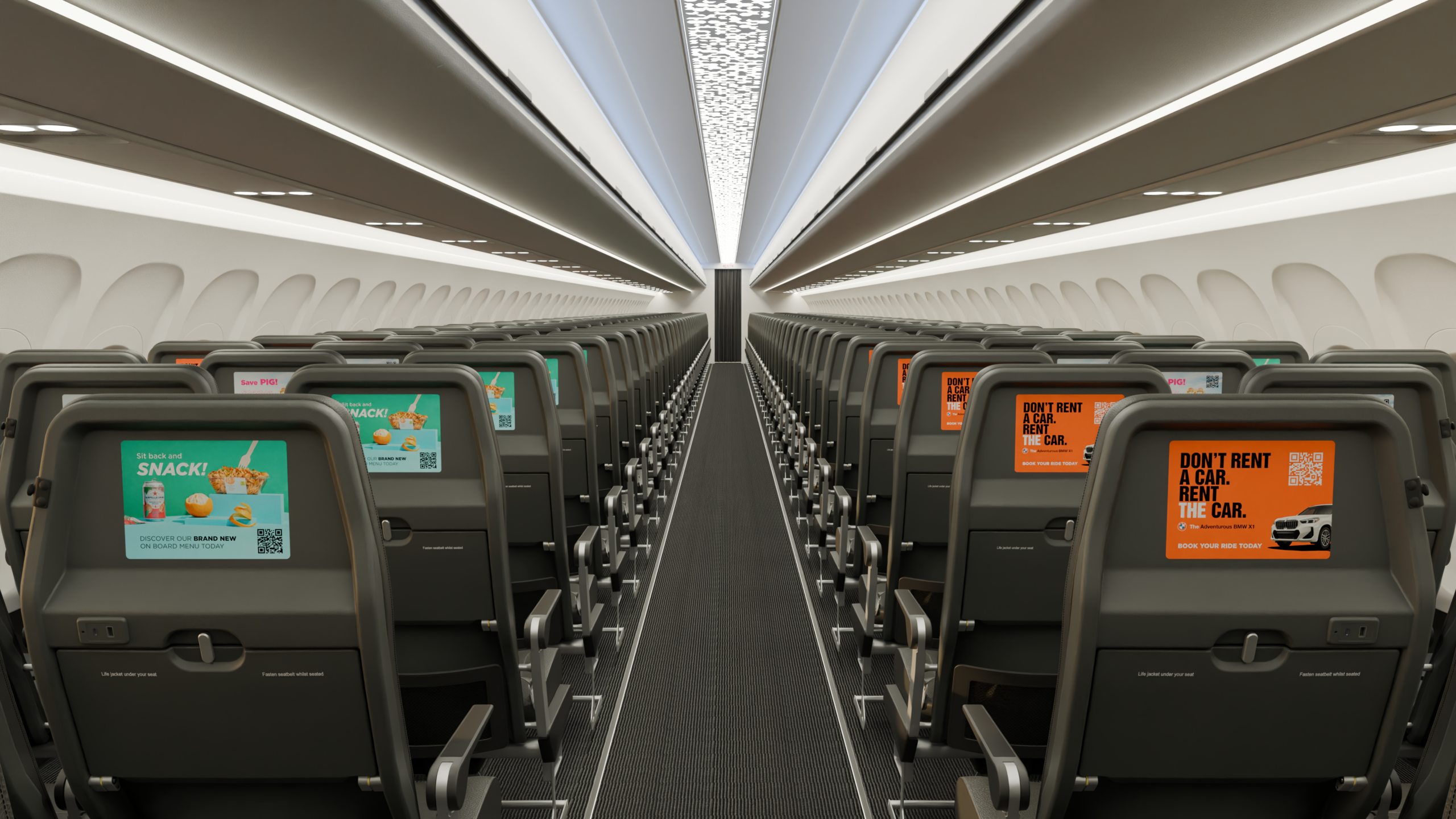 Burrana Offers the Future of Cabin Advertising: “Static is Dead”