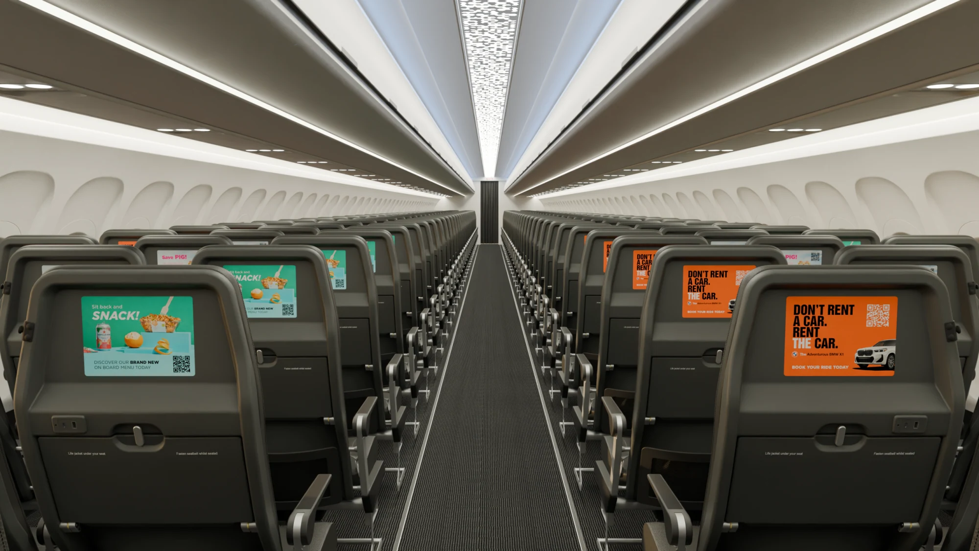 Burrana Offers the Future of Cabin Advertising: “Static is Dead”